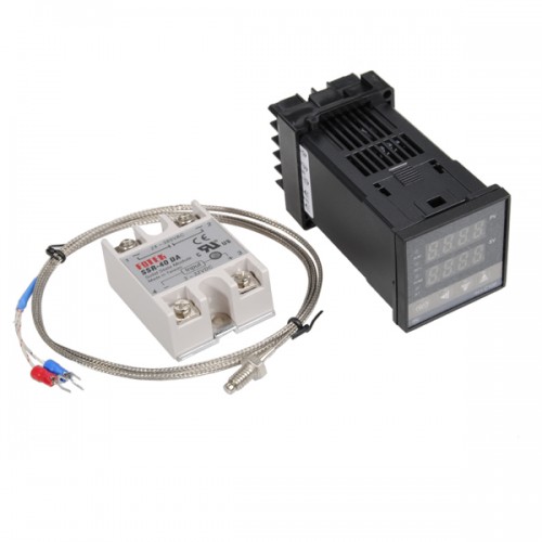 REX-C100 110-240V 0-1300 Degree Digital PID Temperature Controller Kit