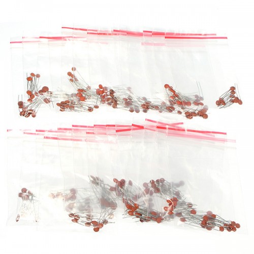 2pf-0.1UF 3000pcs 30 Valuesa Ceramic Capacitor Pack DIP Capacitor Pack 100pcs Each Value