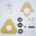 Geekcreit DIY Round Triangle LED POV Rotation Hand Spinner SMD Learning Kit