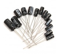 600pcs 12 Value 1uF~470uF Electrolytic Capacitors Assortment Kit 50pcs Each Value