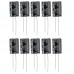 100pcs 35V 1000uF Electrolytic Capacitor Low ESR 13 x 20mm