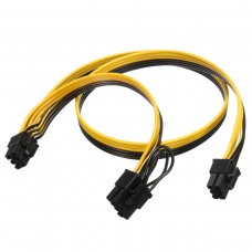 6 Pin to 6 Pin+ 8 Pin(6+2) Power Cable For Mining Machine Video Graphics Card