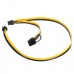 6 Pin to 6 Pin+ 8 Pin(6+2) Power Cable For Mining Machine Video Graphics Card