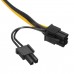 6 Pin to 6 Pin+ 8 Pin(6+2) Power Cable For Mining Machine Video Graphics Card