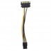 VER006C 0.6m M2 NGFF To 16X SATA 15PIN PCI-E 1X To PCI-E 16X USB 3.0 Cable Mining Riser Card