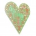 Heart Shaped Light Kit DIY Breathing Light Parts Red Green Blue White Color Optional